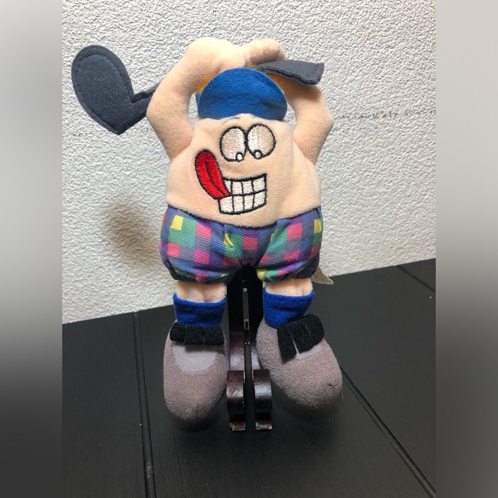 Vintage Talking SILLY SLAMMERS  GOLF BEAN BAG PLUSH -1998